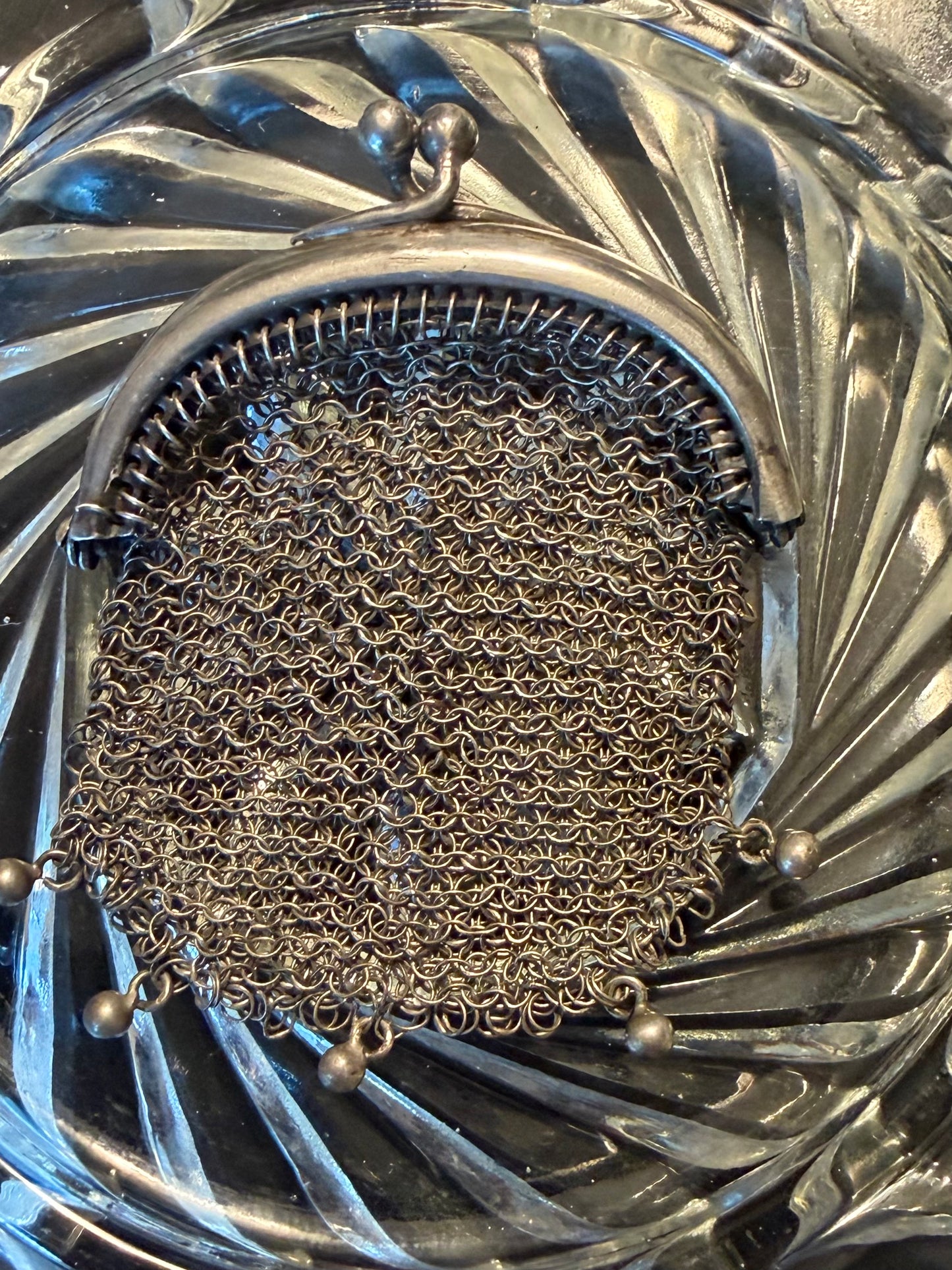 Antique Chainmail Coin Purse with Star – Paris