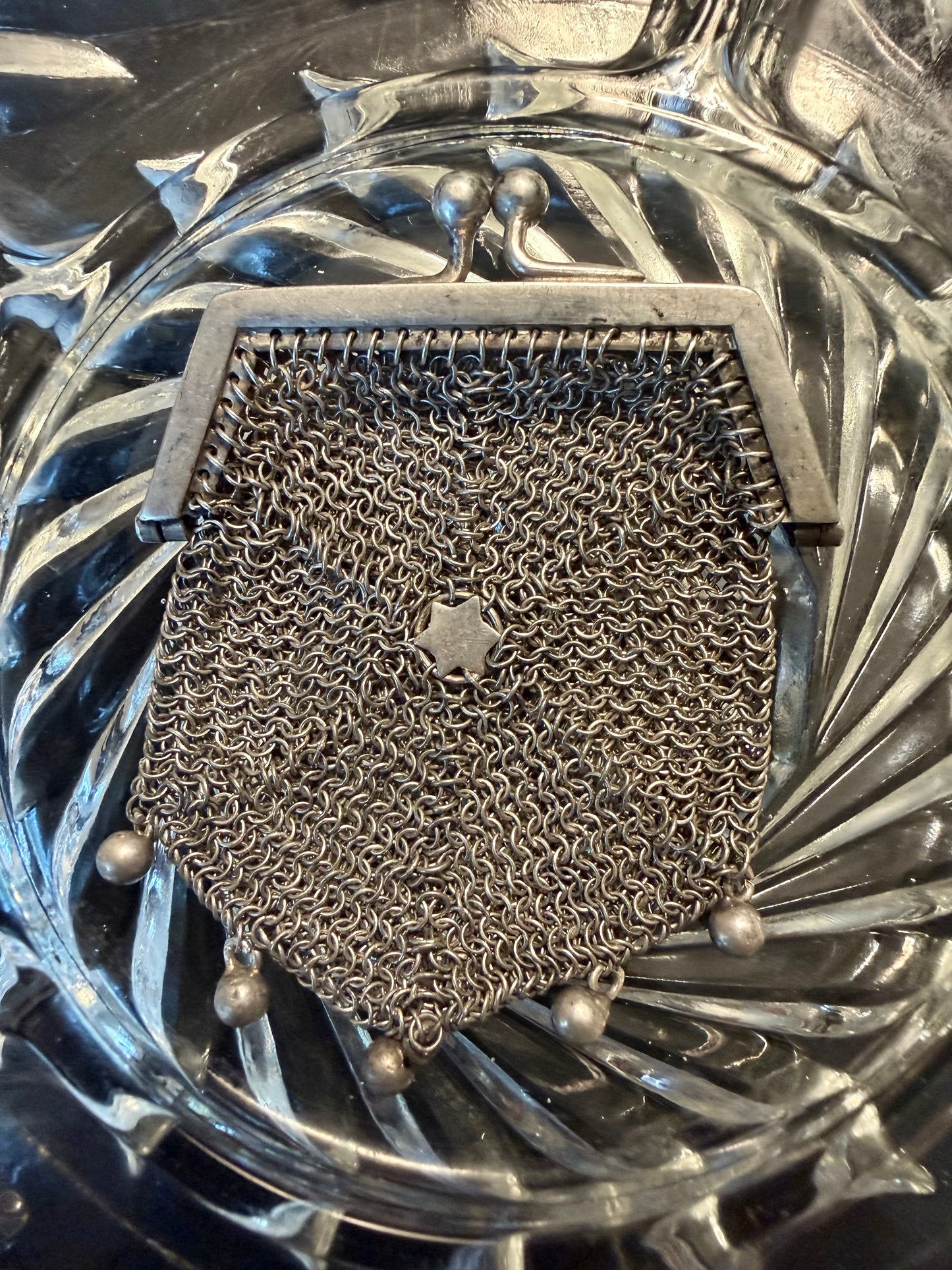Antique Chainmail Coin Purse with Star – Paris